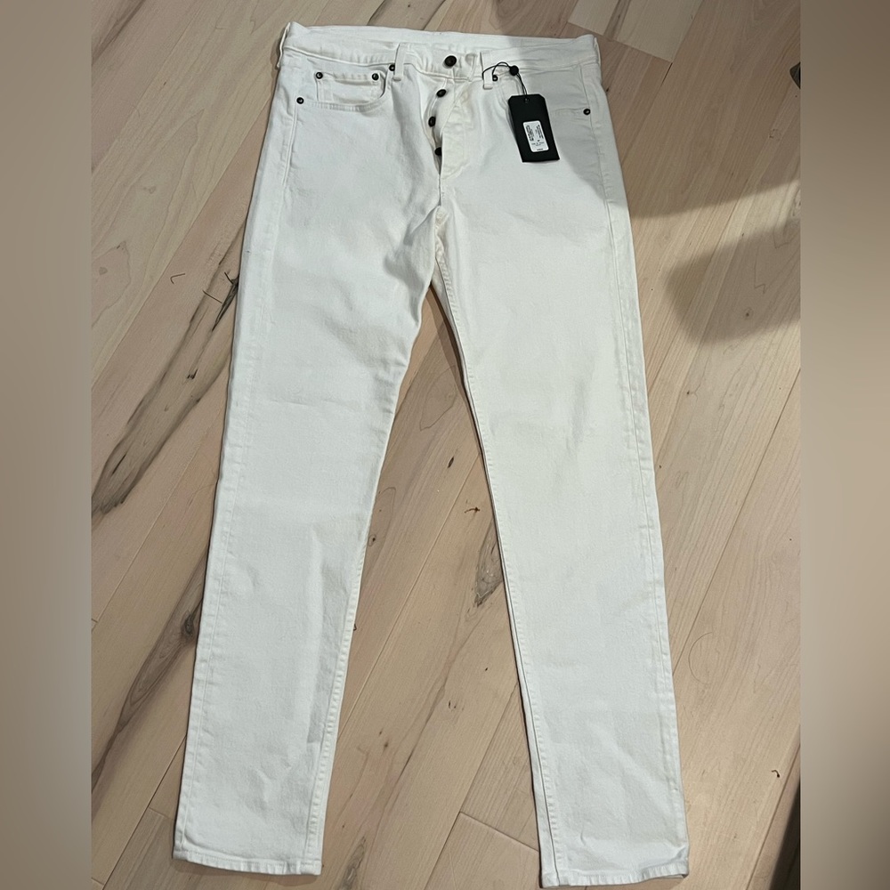 Men’s Rag & Bone White Jeans Brand New with Tags Size 34